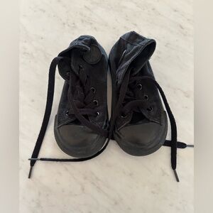 Toddler Black High-Top Converse